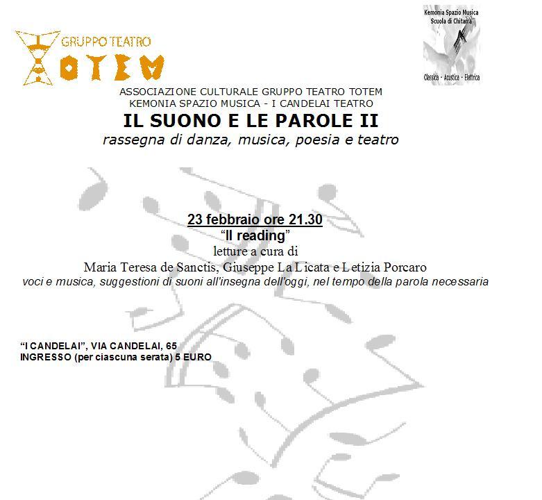 Il suono e le parole II
